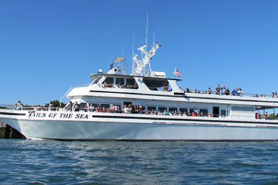 a large ship in the water
