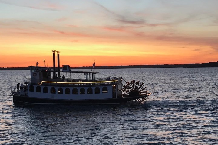 a large ship in a body of water