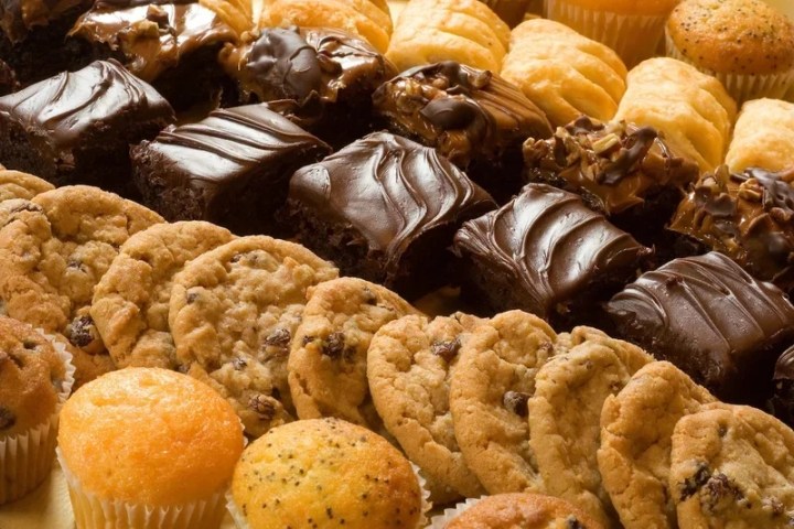 many different kinds of donuts